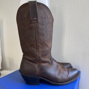Durango Women's Burnished Brown Leather Western Cowboy Boots - Size 7